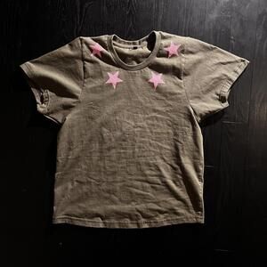 wastrre Star T-shirt Olive/Pink